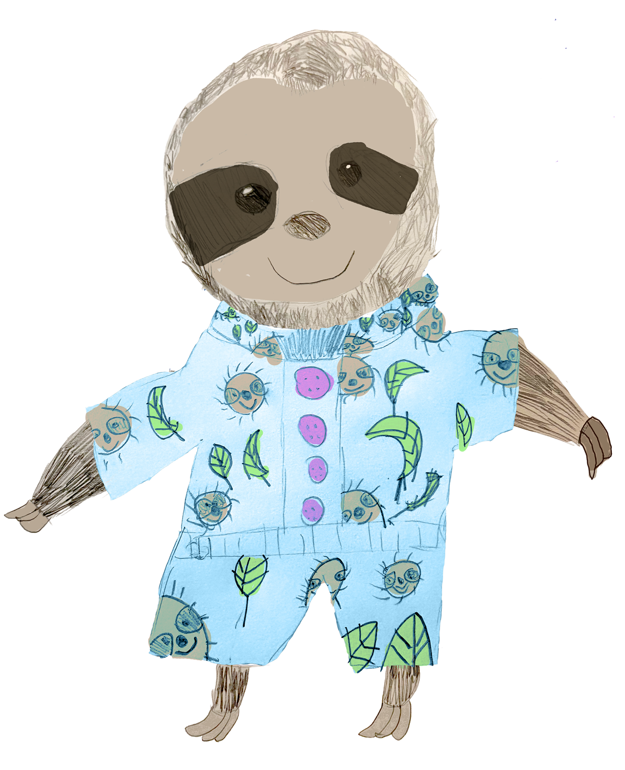 Stuffy in pajamas