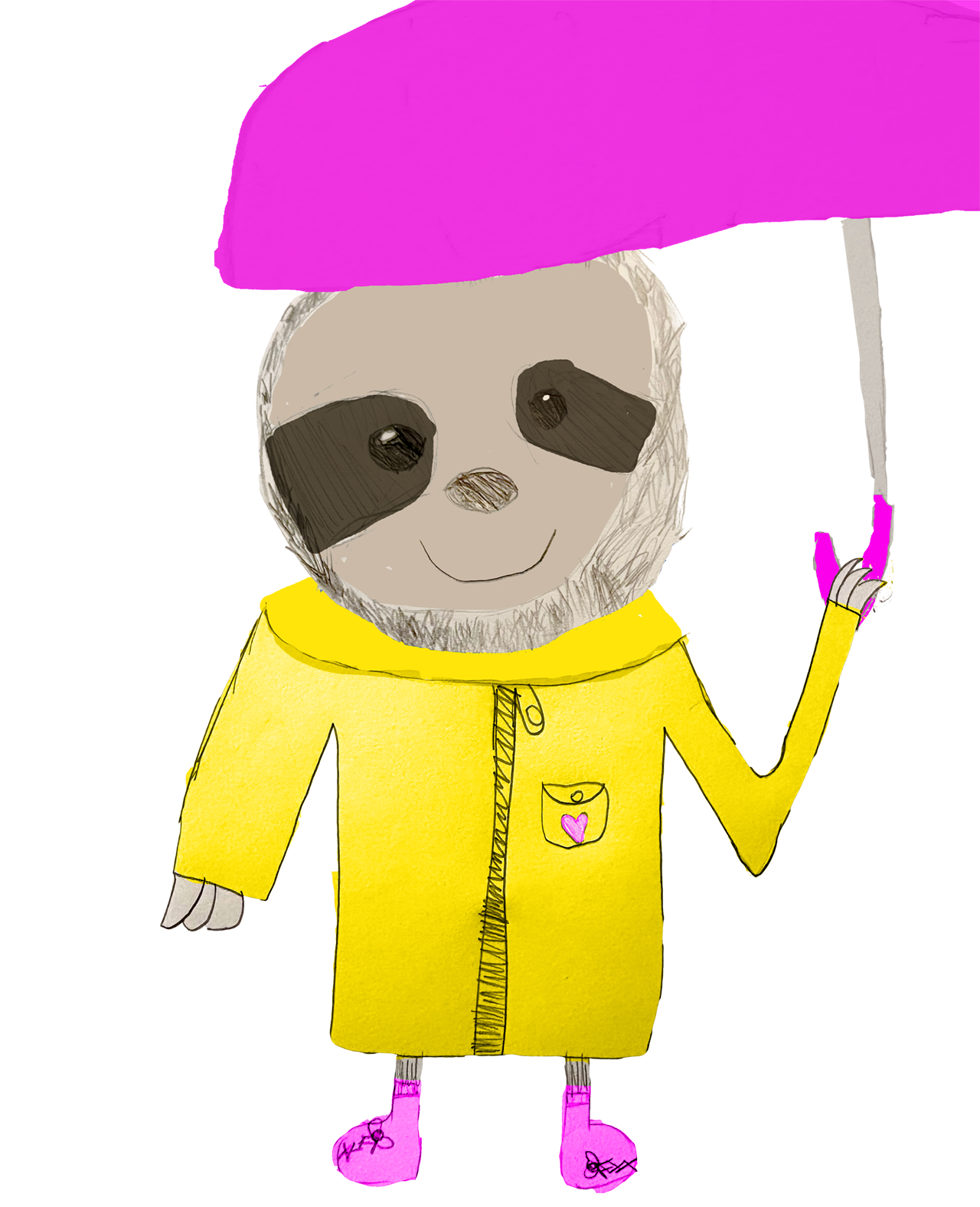 Stuffy in rain gear
